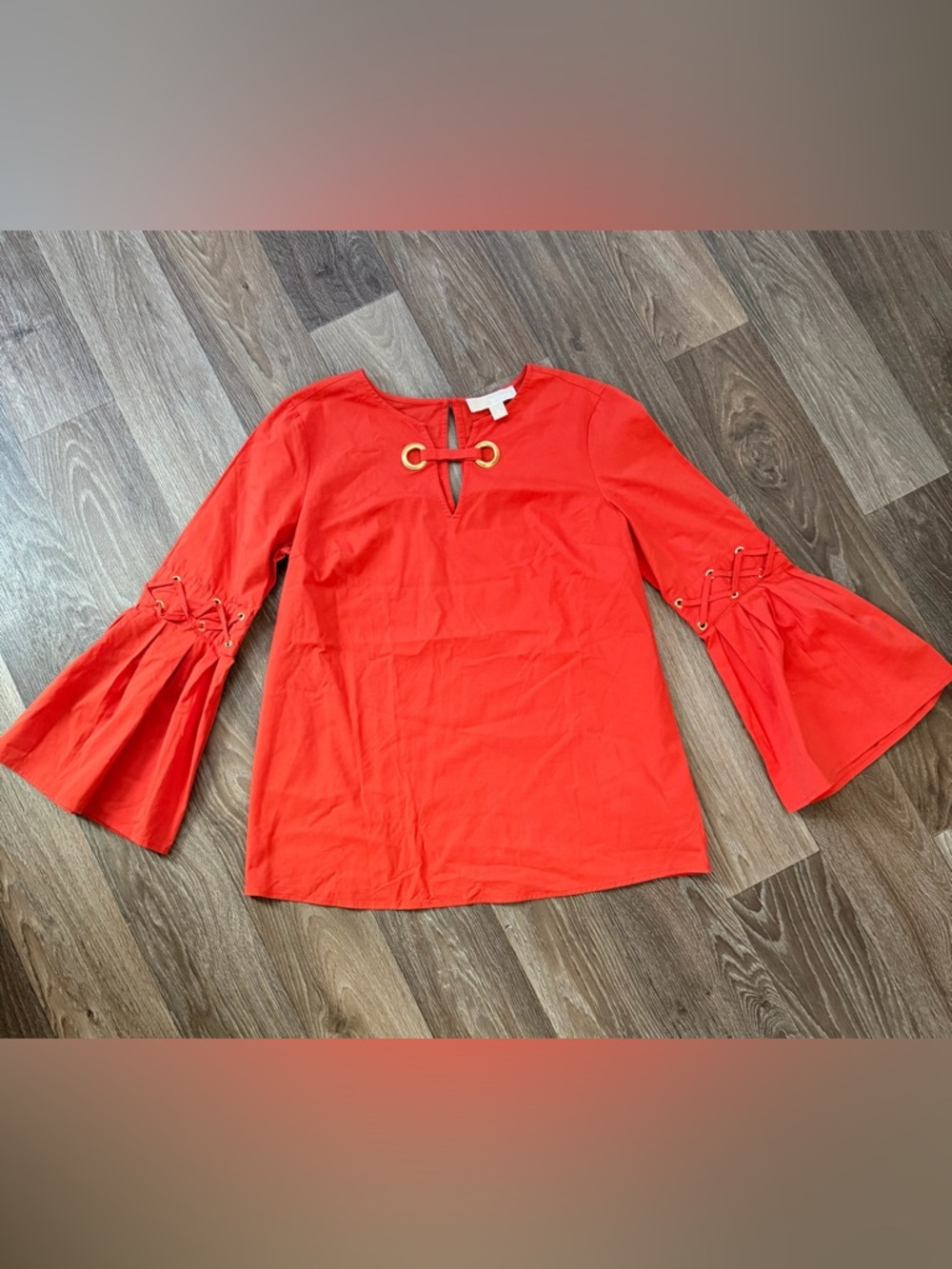 Michael Kors orange Blouse size S